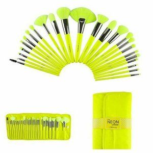 Beauty Creations The Neon Yellow 24 PC Brush Set  B24NY